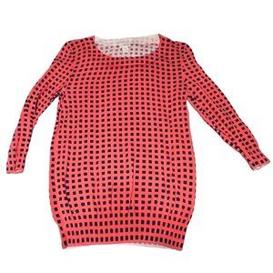 J. Crew Sweater Orange Blue Women's Size Extra Small Gently used condition Smoke